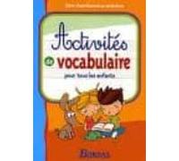 Activités De Vocabulaire Pour Tous Les Enfants