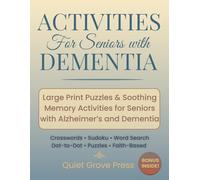 Activities for Seniors with Dementia: Large Print Puzzles & Soothing Memory Activities for Seniors with Alzheimer’s and Dementia