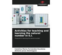 Activities for teaching and learning the natural number in E.I.: Proposal for teaching the natural number