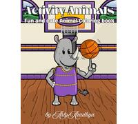 Activity Animals: Fun and Cute Animal Coloring Book