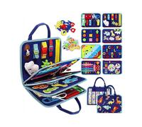 Activity Board for Toddlers, Toy for 1-4 Years, Sensory, Buckle, Learning Toy, Fine Motor Skills, Gift for Girls, Boys