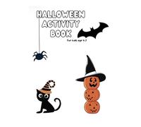 Activity Book for kids age 4-7 Halloween Edition