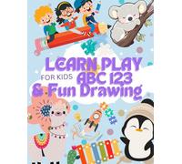 Activity Book for Kids: My First Learning Book Alphabet, Numbers & Fun Drawing: An Interactive Activity Book for Kids - Tracing, Games & Creative Drawing | 8.5x11 inches