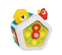 Activity Cube, Sensory Learning Cube, 4.92x3.74in Interactive Educational Fidget, Developmental Games, Preschool Learning Tool for Fun Design, 12 to 18 Months, Boys, Girls