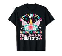 Activity Director Unicorn Graphic Appreciation Camiseta