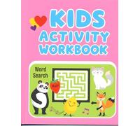 Activity WorkBook For kids: Maze and Word Search Activities