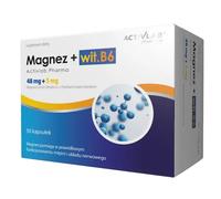Activlab Pharma Magnesium + Vitamin B6 - 50 Capsules