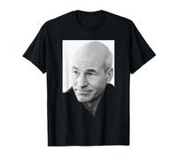 Actor de Star Trek Capitán Jean Luc Picard Patrick Stewart 1988 Camiseta