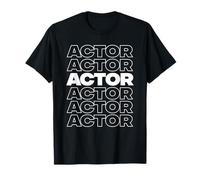 Actor Divertido Texto en Capas Película Actor Drama Artista Amante del Cine Camiseta