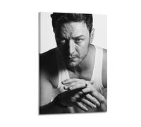Actor James McAvoy Póster de Arte de Lienzo Póster Impresión en Lienzo Sala de Estética Hogar Arte Estético Pintura Colgante, Regalo para el Nuevo Hogar Decoración Moderna de la Habitación 24 x 36