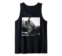 Actor Steve Mcqueen Filmando El Amante de la Guerra 1961 Camiseta sin Mangas