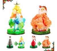 ACTOYS Árbol de Navidad Mágico, 2 Arbol Magic Growing Christmas Tree, Arbol Magico Sakura de Navidad, Navidad Magico Papel, DIY Árbol de Navidad de Cristal (F)