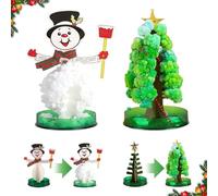 ACTOYS Árbol de Navidad Mágico, 2 Arbol Magic Growing Christmas Tree, Arbol Magico Sakura de Navidad, Navidad Magico Papel, DIY Árbol de Navidad de Cristal (G)