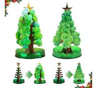 ACTOYS Árbol de Navidad Mágico, 2 Arbol Magic Growing Christmas Tree, Arbol Magico Sakura de Navidad, Navidad Magico Papel, DIY Árbol de Navidad de Cristal (B)
