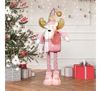 ACTOYS Elfo Travieso Retractil, 21 in, Elfos Traviesos Grande, Reno Navidad, Papá Noel, Muñeca de Neve Navideños Retráctiles, Elfos Extensibles, 2025 Navidad Decoración, para Hogar, Restaurante (F3)