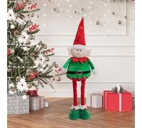 ACTOYS Elfo Travieso Retractil, 21 in, Elfos Traviesos Grande, Reno Navidad, Papá Noel, Muñeca de Neve Navideños Retráctiles, Elfos Extensibles, 2025 Navidad Decoración, para Hogar, Restaurante (N2)