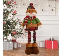 ACTOYS Elfo Travieso Retractil, 21 in, Elfos Traviesos Grande, Reno Navidad, Papá Noel, Muñeca de Neve Navideños Retráctiles, Elfos Extensibles, 2025 Navidad Decoración, para Hogar, Restaurante (L2)