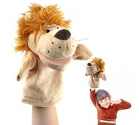 ACTOYS Marioneta de Mano León, Titeres de Mano, Marionetas de Mano para Niños, Marionetas de Mano para Niños Cuentos (león Amarillo)