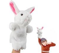 ACTOYS Marionetas de Mano para Niños, Conejo de Pascua, Marioneta de Mano de Conejo, Marionetas de Mano Adecuado para Libros Infantiles (Conejo Blanco)