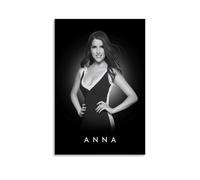 Actress Anna Kendrick Lienzo Póster Decoración Pintura Sala de Estar Arte de Pared Dormitorio Pintura Arte Impresión de Pared Pintura Moderna Casa Boy Habitación Impresión Pintura Niña Vacaciones