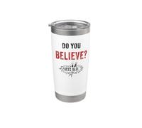 Acts 16 - Believe on The Lord Jesus Christ Evangelism Gospel Vaso térmico de acero inoxidable de doble pared