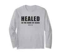 Acts 3:16 Healed in The Name of Jesus! Manga Larga
