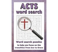 Acts Word Search: Word, searches, with easy to read, print based on the transitional acts of the apostles | 6x9 inches, 110 pages | 50+ puzzles … gift ... and free time (Bible Word Search Books)