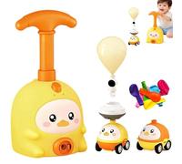 ActSo Animal Air Powered Balloon Car Toy,Balloon Launcher Toy Set, Animal Balloon Car Toy,Balloons Launcher Toys with 2 Cars, Air Inertial Balloons Pump Racer Vehicle Toys For Boys Girls(A)