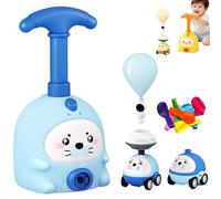 ActSo Animal Air Powered Balloon Car Toy, Balloon Launcher Toy Set,Animal Balloon Car Toy,Balloons Launcher Toys with 2 Cars, Air Inertial Balloons Pump Racer Vehicle Toys For Boys Girls(B)