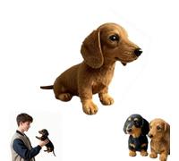 ActSo Dachy 2.0 Plush Dog,dachy dackel,Sofa Ornaments,Comfort Companion with Ultra-Soft and Soothing Weight, The Embrace That Lasts, Brings Relaxation,The Gentle Hug You Have-Brown||1pcs