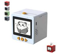 ActSo Sticker Box Printer Ai,ai Sticker Box Printer,Smart-Voice Stickerbox,with 2.4" Display,Inkless Portable,Mini For Offices and Schools(B)