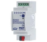 Actuador analógico cuádruple, 2SU 0-10 V, conmutable de entrada / salida para domótica KNX AIO-04... | MDT | AIO-0410V.01 | Entrada analogica