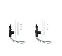 Actuador Cierre Centralizado Actuador Cerradura Central Puerta Coche Universal Eléctrico 2/5 Cables 12 V Bloqueo Eléctrico Alta Resistencia Kit Sola Pistola Cerradura De Puerta(5 Wire 2Pcs)