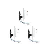 Actuador Cierre Centralizado Actuador Cerradura Central Puerta Coche Universal Eléctrico 2/5 Cables 12 V Bloqueo Eléctrico Alta Resistencia Kit Sola Pistola Cerradura De Puerta(5 Wire 3Pcs)