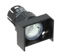 Actuador de botón iluminado 61-1250.0, cuerpo del interruptor de control industrial mantenido de montaje en panel de 16 mm 24 * 24 mm