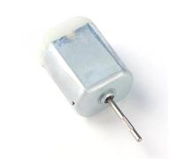 Actuador de Cierre de Puerta Motor de Bloqueo de P 1 Pieza de Eje Largo moleteado 26,8mm FK-280SA-11410 280 Cepillo de Carbono Motor de Cerradura de Puerta de Coche 12V Contacto de Terminal Externo
