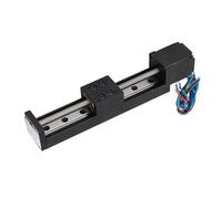 Actuador de Diapositiva Guía de Carril Lineal, Guía Lineal Actuador de Diapositiva, 28 Motor Paso a Paso 100 Mm TRAD CNC ROUTER PIEZAS X Y Z Paso con Varilla de Tornillo T