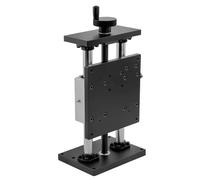 Actuador de escenario lineal, mesa deslizante manual con volante, carrera de 100 mm, plataforma de elevación de eje Z para enrutador CNC y proyectos de ingeniería mecánica