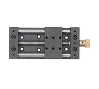 Actuador de Etapa Lineal Etapa Lineal de 75 Mm Mesa de Guía de Riel de Movimiento Lineal Etapa Deslizante Manual Guía de Riel Lineal de Alta Precisión de Aleación de Aluminio con