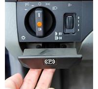 Actuador de freno de estacionamiento para Mercedes Clase E W210 1993-2002 LHD Interruptor de freno de mano de coche Manija de liberación de freno de estacionamiento (cubierta negra)