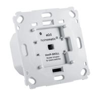 Homematic IP Smart Home 151322A0 - Actuador de persiana para interruptor de marca, control digital para 1 persiana mediante aplicación, Alexa y Google Assistant, persianas eléctricas inteligentes