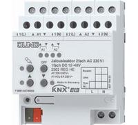 Actuador de persiana enrollable Jung KNX 2502REGHE - 2 velocidades, 6 A, con ...