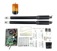 Actuador de puerta batiente Abridor de puerta Abridor de puerta Puerta de casa 150DC. Lámpara De Señalización, Fotocélulas Incluidas Mando A Distancia for Portón(150DCSL430)