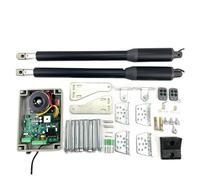 Actuador de puerta batiente Abridor de puerta Abridor de puerta Puerta de casa 150DC. Lámpara De Señalización, Fotocélulas Incluidas Mando A Distancia for Portón(150DC)