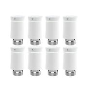 Actuador De Radiador Con Válvula Termostática ZigBee 3.0, Termostato Programable Inteligente Tuya, Control Por Voz La Temperatura Del Calefactor Ajuste AutomáTico(Option 8)