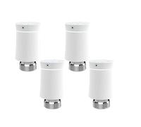 Actuador De Radiador Con Válvula Termostática ZigBee 3.0, Termostato Programable Inteligente Tuya, Control Por Voz La Temperatura Del Calefactor Ajuste AutomáTico(Option 4)