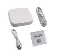 Actuador de radiador inteligente TRV, válvula termostática programable for, soporte controlador temperatura remoto por aplicación(1 Wired Hub)