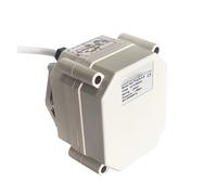 Actuador de válvula de bola motorizado DC5/12/24V, actuador eléctrico de 3 cables y 2 controles con engranajes metálicos de fuerza de par de 3 Nm(DC12V,CR301)