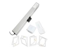 Actuador de Ventana de Cadena Simple de 24V con Interruptor de Control Remoto Accionador Motorizado Automático para Ventana Abatible Quemacocos Ventilación de Techo(24v+controller,Stroke 400mm)