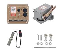 Actuador eléctrico ADC120 12V 24V Generador Diesel Gobernador Set ESD5500E controlador de velocidad + sensor 3034572 (12V)